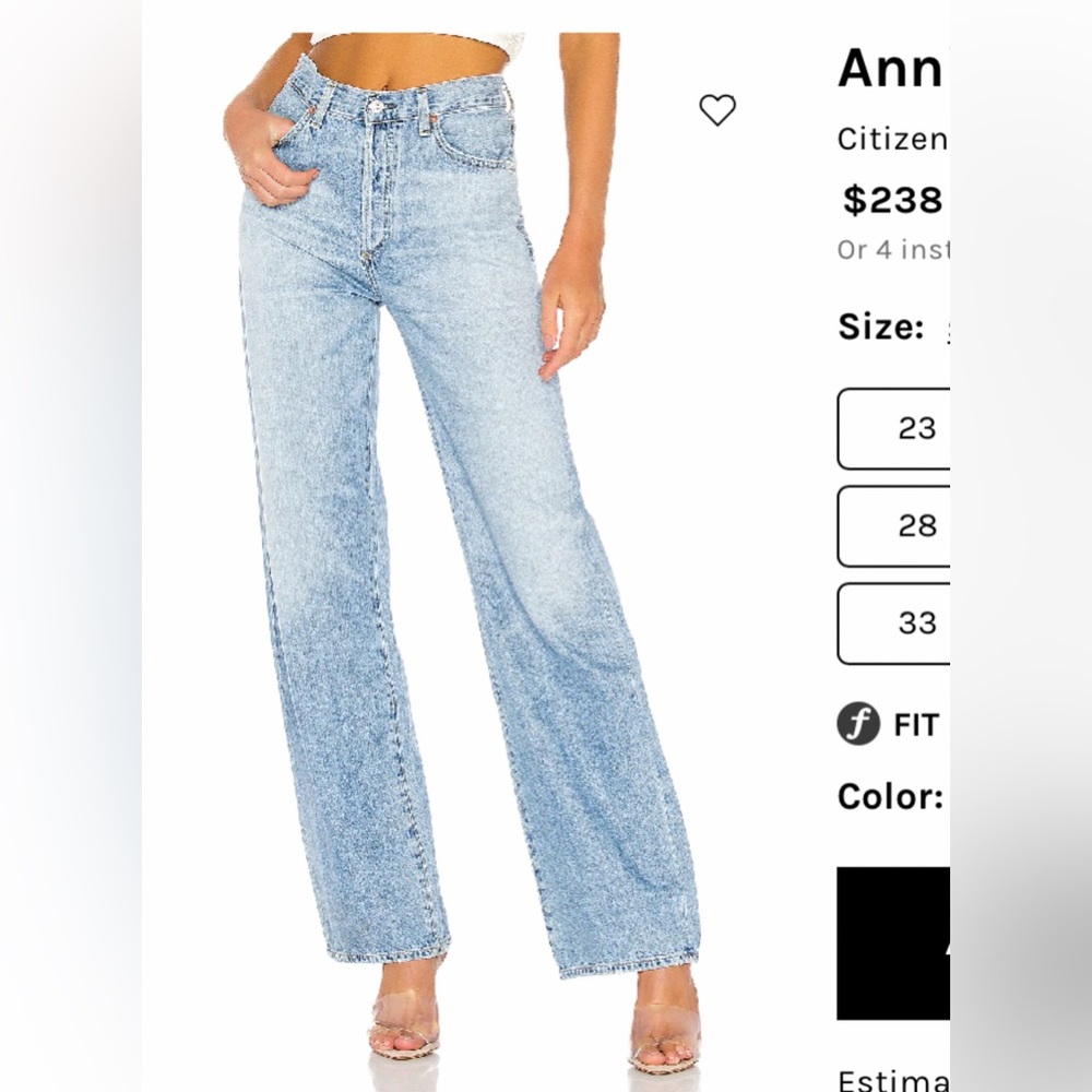 COPY - Citizens of Humanity Annina Jeans